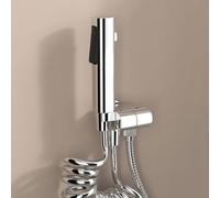 FQYEP Doccetta per Bidet Kit Idroscopino WC A Parete Cromato