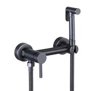 FQYEP Doccino Bidet per Wc Grigia Idroscopino Doccetta Bidet Portatile Acqua Calda E Fredda,Sezione B