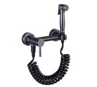 FQYEP Doccino Bidet per Wc Grigia Idroscopino Doccetta Bidet Portatile Acqua Calda E Fredda,Tipo C