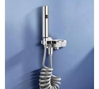 FQYEP Kit Di Spruzzatore per Bidet Cromato | Kit Idroscopino WC In Ottone Da 1/2 Pollice 1 In 2 Out Adatto per La Pulizia Della Toilette