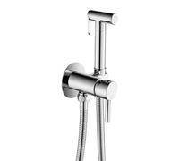 FQYEP Set Idroscopino Bidet Portatile Cromato | Miscelatore per Bidet Tubo Doccia Acqua Calda E Fredda