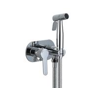 FQYEP Set Miscelatore per Bidet Cromato per Wc con Doccetta per Acqua Calda E Fredda con Kit Spruzzatore,Modello B.