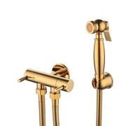 FQYEP Spruzzatore Del Bidet per La Toilette Dorato Doccia per Wc Doccetta per Bidet in Ottone,Tipo A