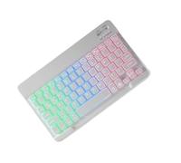 FQzsbWbbt Tastiera retroilluminata wireless Tastiera da gioco ricaricabile compatibile con tablet e telefono portatile(color WH)