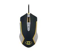 FR-TEC Batman USB Mouse fino a 8000 dpi - Illuminazione LED gialla - Plug and Play - Cavo intrecciato da 1,8 m - Colore Nero/Gr NEW