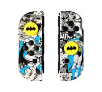 FR-TEC Combo Pack Batman Gusci rigidi protettivi per Joycons Nintendo Switch - Impugnature con logo Batman - Scatola da 16 gioc