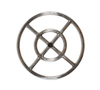Easyfirepits Durata Warr 316 Inossidabile Rotondo Gas Fuoco Fossa / Tavolo