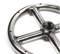 Easyfirepits Durata Warr 316 Inossidabile Rotondo Gas Fuoco Fossa / Tavolo