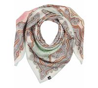 FRAAS Asciugamano da donna in seta Paisley 88 x 88 cm | 100% seta | accessorio versatile portatile, Polvere di menta, Taglia unica