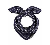 FRAAS Fazzoletto da donna a pois - 51 x 51 cm - Sciarpa in seta velour da donna con motivo a pois - Sciarpa bandana perfetta per l'estate