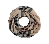FRAAS Loop Scarf 60 x 78 cm - Made in Germany - Sciarpa a tubo a quadri per donna - Poliacrilico