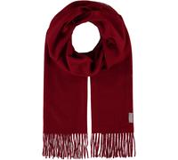FRAAS Pure Cashmere Scarf with Fringes Red