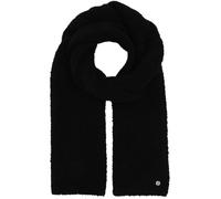 FRAAS Sciarpa da donna lavorata a maglia, filato bouclé, morbida sciarpa | Sustainability Edition | 30 x 180 cm, Nero, Taglia unica