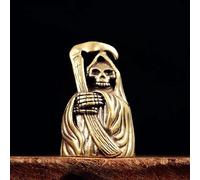 Frabakas Campana del dio della morte in rame antico, statuette, centrotavola, miniature, oggetti da collezione, decorazione per la casa, regali, artigianato, 3,3 cm