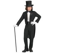 W WIDMANN MILANO Party Fashion - Costume da bambino in frac | Frasco nero per bambini, costume da gentiluomo, nobile o mago, Carnevale e feste a tema