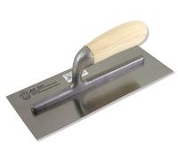 FRACASSO ACCIAIO LISCIO LUNGO SALDATO MANICO LEGNO 360x120 mm Pavan 805/L