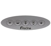 Fracino Pellicola tastiera per macchina da caffè espresso lunghezza 133 mm larghezza 40,5 mm
