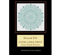 Fractal 574: Extra Large Print Cross Stitch Pattern