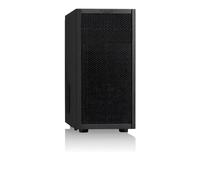 Fractal Design Core 1100 - Mini Tower Custodia Computer - Matx -Alta Areazione e Raffreddamento - Ventola Silenziosa Inclusa - Parte Anteriore in Alluminio Satinato - Filtri Antipolvere - Nero