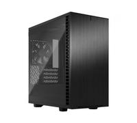 Fractal Design Define 7 Mini Black Brushed Aluminum/Steel Micro ATX Silent Light Tinted Tempered Glass Window Mini Tower Computer Case