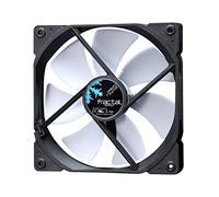 Fractal Design Dynamic GP-14 Ventilatore del computer - Ottimizzato per flusso d'aria elevato - 140x140x25 mm - 1000RPM - FDB-Cuscinetti - Puntoni di forma aerodinamica - Nero/Bianca (Single)