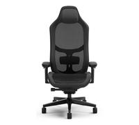 Fractal Design Refine Mesh Dark Gaming Chair - Ergonomic Office Desk Chair Functionality with 4D Adjustable Armrests, High-Back Support, Lumbar Cushion, And Breathable Mesh
