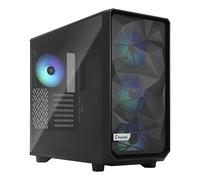Fractal Design Meshify 2 Lite RGB Black ATX Flexible Light Tinted Tempered Glass Window Mid Tower Computer Case