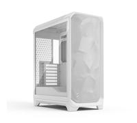 Fractal Design Meshify 3 White Tempered Glass Clear Tint - High Airflow PC Gaming Case - Mesh Front Panel - Three Momentum 14 Fans Included - Clean Interior