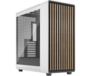 Fractal Design North XL TGC Midi Tower Vetro Temperato USB-C Bianco Gesso