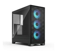 Fractal Design Pop 2 Air Black RGB - Tempered Glass - Performance Airflow PC Gaming Case - Mesh Front Panel - Three 120 mm RGB Fans Included - Spacious Interior - ATX/mATX/ITX Motherboard Support