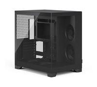 Fractal Design Pop 2 Vision Black case PC gaming con vetro panoramico - Design a doppia camera - 4 ventole reverse - ATX/E-ATX/mATX/ITX