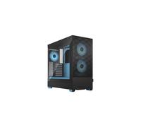 Fractal Design Pop Air Rgb Cyan Core Tg Custodia da gioco con finestra in vetro trasparente Atx He FD-C-POR1A-02