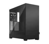 Fractal Design Pop Silent Black - Tempered Glass Clear Tint - Bitumen panel and sound-dampening foam - TG side panel - Three 120 mm Aspect 12 fans included - ATX Silent Mid Tower PC Case