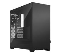 Fractal Design Pop Silent Black - Tempered Glass Clear Tint - Bitumen panel and sound-dampening foam - TG side panel - Three 120 mm Aspect 12 fans included - ATX Silent Mid Tower PC Case