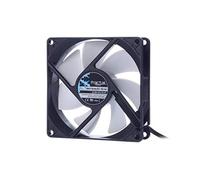 Fractal Design Silent Series R3 Bianca - Ventilatore del computer - Ottimizzato per flusso d'aria elevato - 92 millimetro - 1500 RPM - Cavo a nastro - Flusso d'aria - 12v - Nero/Bianca (Single)