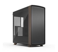 Fractal Design Summit Black TG Light Tint - Case per PC gaming | Include tre ventole Momentum, dettagli curvi in legno e un pannello frontale in mesh per un flusso d’aria ottimale.