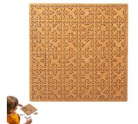 Fractal Tray Puzzle for Adults, Mind Bending Wooden Jigsaw Puzzle, Unique Irregular Labyrinth, Hard Difficult Wooden Jigsaw Puzzles for Adults (DD)