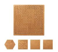 Fractal Tray Puzzle-Fractal Puzzle, Unique Irregular Shape Design for Puzzle Enthusiasts Impossible Difficult for Adults Reverse Thinking Challenging Irregular Jigsaw with Frame (Chain)
