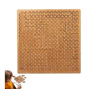 Fractal Tray Puzzle, Wooden Fractal Tray Puzzles, Portable Impossible Reverse Thinking Challenging Puzzle, Reverse Thinking Challenging Irregular for Puzzles Enthusiasts (B#)