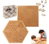 Fractal Tray Puzzles, 2026 New Reverse Thinking Puzzles, Unique Irregular Creative Labyrinth Impossible Difficult, with Frame for Brain Training Games (2PCS-3)