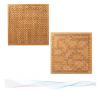 Fractal Tray Puzzles for Adults, Hilbert Curve Puzzle Wooden Brain Teaser, No-Image Reverse Logic Jigsaw, Creative Irregular Shape Mind Challenge Gift for Thinkers & Puzzle Fans (Style B)