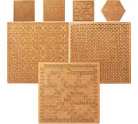 Fractal Tray Puzzles, Hard Difficult Wooden Jigsaw Puzzles for Adults, Mind-Bending Brain Teaser, Portable Impossible Reverse Thinking Challenging No Image Puzzle (#D,#3PCS)