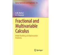 Fractional and Multivariable Calculus: Model Building and Optimization Problems: 122