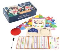 Fractions Manipulatives, Math Learning Discs, Fraction Circles Educational Toys with Durable Wooden Material, Fractions Games Fun for Classroom Use, Unit Fraction Tools, Math Activity Set