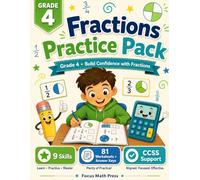 Fractions Practice Pack Grade 4: Equivalent Fractions, Comparing, Adding & Subtracting Fractions | ___ No-Prep Worksheets with Answer Keys | CCSS-Aligned