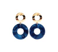 Fräulein Wunder Orecchini 'Adua' blu / oro Donna Fräulein Wunder One Size