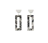 Fräulein Wunder Orecchini 'Akane' nero / argento / bianco Donna Fräulein Wunder One Size