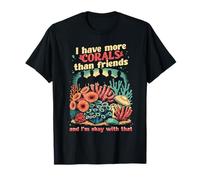 Fragging Del Corallo More Corals Than Friends Maglietta