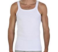 Fragi Canotta Uomo in Puro Cotone, Canottiera Intima con Spallina in Tessuto Elastico Senza Cuciture Seamless, Made in Italy (Bianco, S)