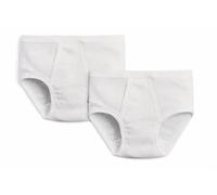 Fragi Confezione da 2 Slip Uomo Classico 100% Cotone con Apertura - Elastico Interno E Bordi Gamba Elasticizzati - Certificato Oeko Tex